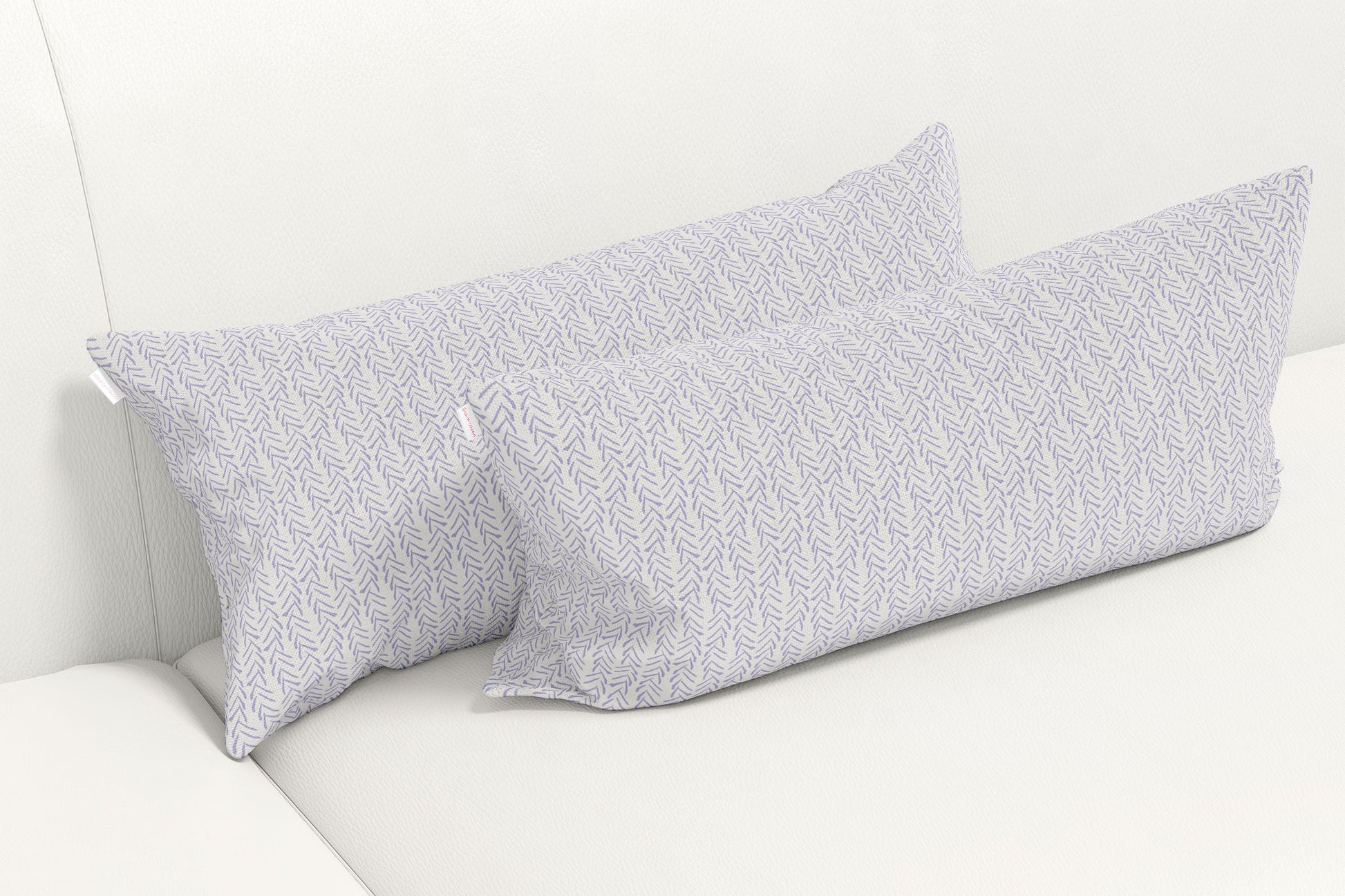 Extra Long Lumbar Throw Pillow in Kelp Lavender – Color Caravan